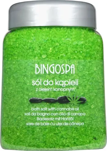 Kripë për banjo BingoSpa me vaj kërpi për femra, 850g