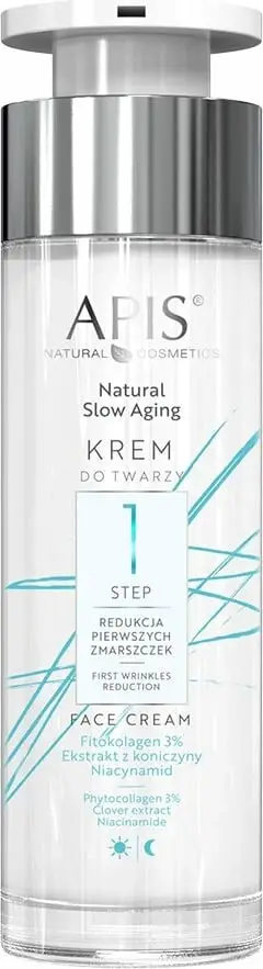 Krem fytyre për femra APIS Natural Slow Aging Step 1 Reduction of First Wrinkles, 50ml