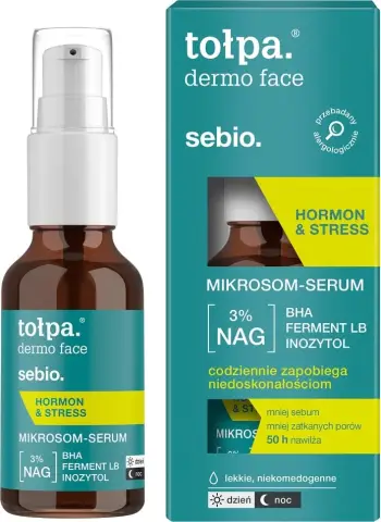 Serum për fytyrë Tołpa Dermo Face Sebio Hormone & Stress Microsome për femra, 30ml
