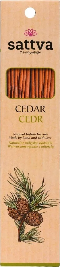 Kallam incensi Sattva Cedr 15 copë - 1