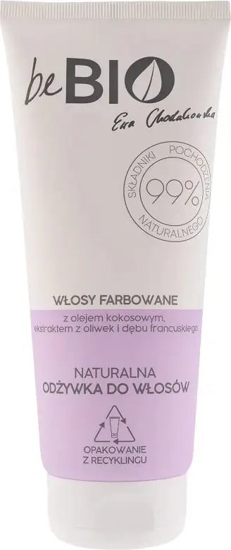 Balsam flokësh BeBio Ewa Chodakowska, për flokë të lyer, natyral, 200ml