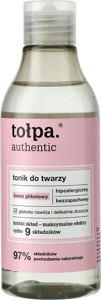 Tonik fytyre Tołpa Authentic, për lëkurë të ndjeshme, 200 ml
