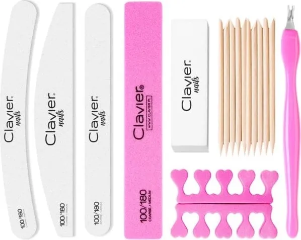 Set për manikyr/pedikyr Clavier 17 copë - 1