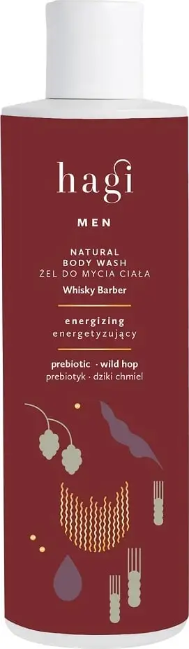 Xhel për larje trupi për meshkuj Hagi Whisky Barber 300ml