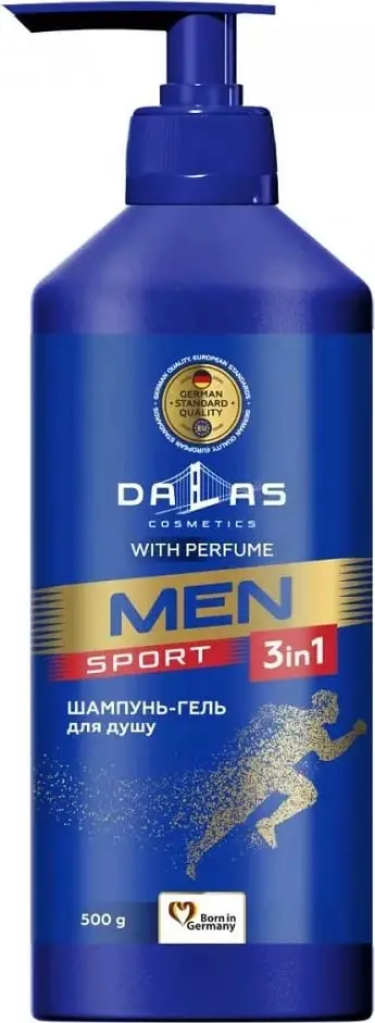 Xhel dushi 3-në-1 për meshkuj Dalas Men Sport 500g