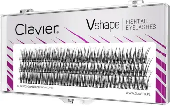 Cluster për qerpikë Clavier Vshape Fishtail 14mm
