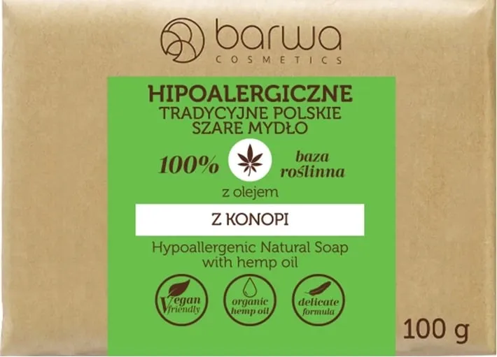 Sapun tradicional gri me vaj kërpi Barwa 100g - 1