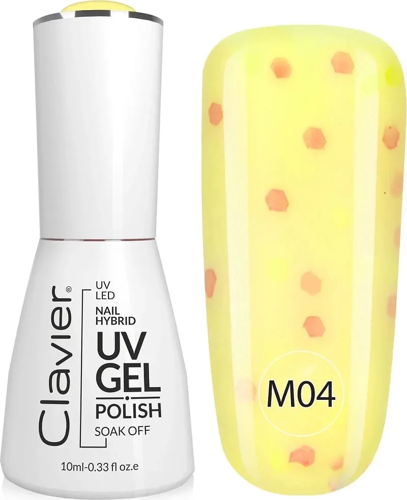 Llak për thonj Clavier Luxury Multi Flavours Hybrid M04 Lemon Curd 10ml - 1