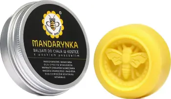 Balsam për trup për femra Miodowa Mydlarnia Mandarin Body Balm in a Bar, 40g
