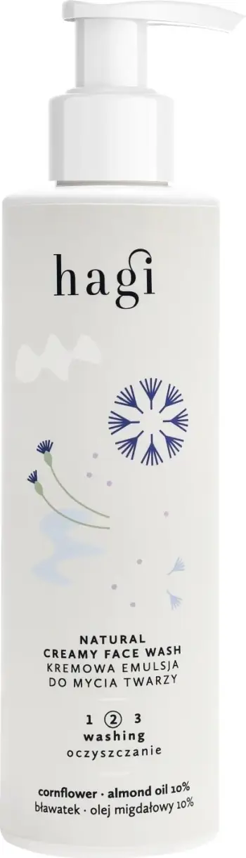 Emulsion kremoz për pastrim fytyre për femra Hagi 200ml