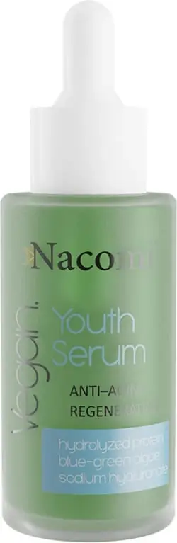 Serum fytyre anti-rrudhë Nacomi Vegan Youth Serum Anti Age Regenerating për femra 40ml