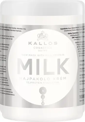 Maskë për flokë të thatë dhe të dëmtuar Kallos 1000 ml