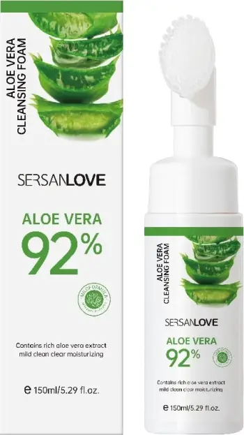 Shkumë pastruese për fytyrë SersanLove Aloe për femra 150ml