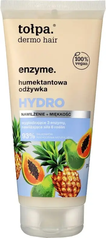 Balsam për flokë për femra Tołpa Dermo Hair Enzyme Humectant Hydro, 200ml