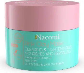 Maskë për fytyrë për femra Nacomi Vegan Pink Clay Mask rozë 50ml