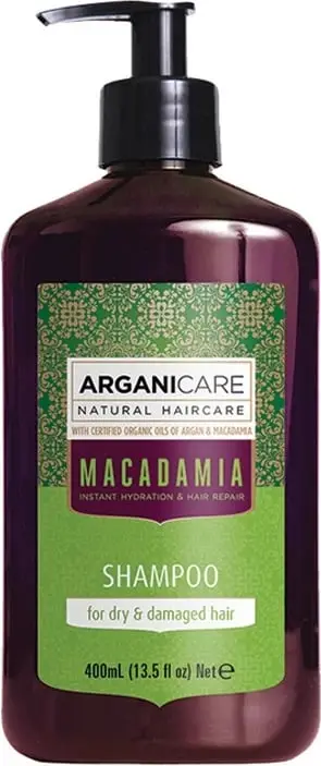 Shampon për femra Arganicare Macadamia për flokë të thata dhe të dëmtuara, 100ml