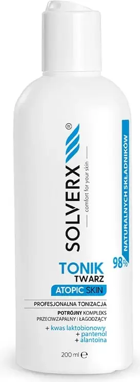 Tonik fytyre për femra SOLVERX Atopic Skin, 200ml