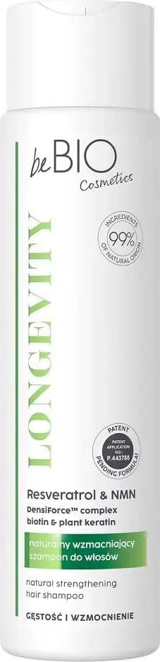 Shampon për femra BeBio Ewa Chodakowska Longevity Natural Hair Shampoo Density and Strengthening 300ml