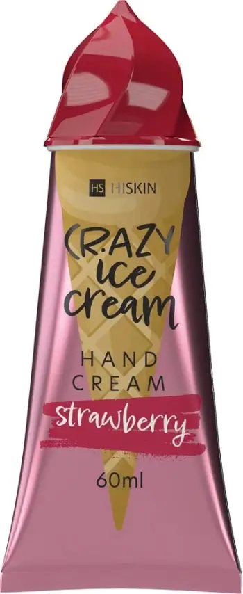 Krem për duar HiSkin Crazy Ice Cream Strawberry për femra, 60ml