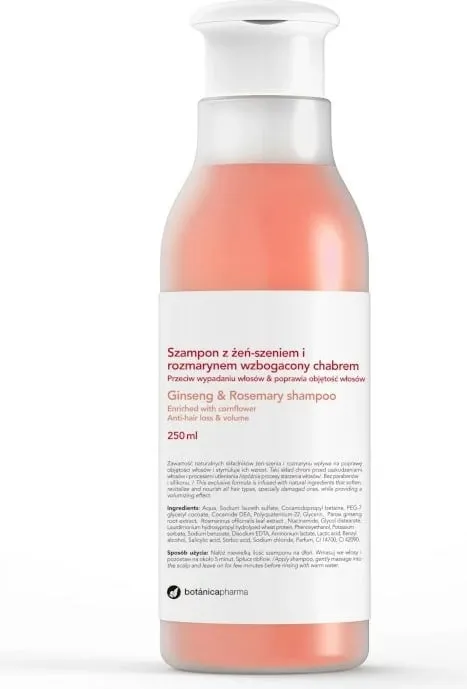 Shampon për femra Botanicapharma Ginseng & Rosemary, 250ml - 1