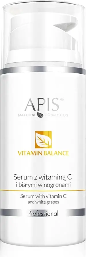 Serum për fytyrë për femra APIS Vitamin Balance me Vitaminë C dhe Rrush të Bardhë, 100ml