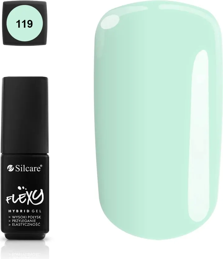 Llak për thonj Silcare Flexy Hybrid Gel 119, 4.5g - 1