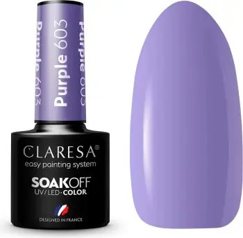 Llak për thonj Claresa Soak Off UV/LED Hybrid 603 purple 5g