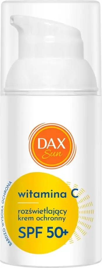 Krem mbrojtës për fytyrë Dax Sun Brightening Protective Cream me Vitaminë C SPF50+ për femra, 30ml