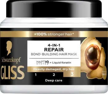 Maskë për flokë për femra Gliss 4-in-1 Nourishing Repair Mask, 400ml
