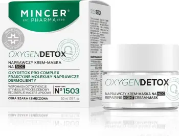 Krem-maska nate për femra Mincer Pharma Oxygen Detox Repair No.1503, 50ml