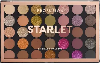 Paletë për sy Profusion Starlet për femra, 35 nuanca