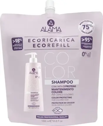 Shampon për flokë të ngjyrosura Alama Color Shampoo Refill për femra 1000ml