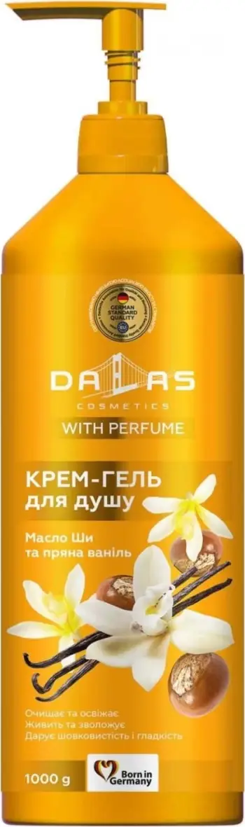 Xhel dushi për femra Dalas Shea Butter and Vanilla, 1000g