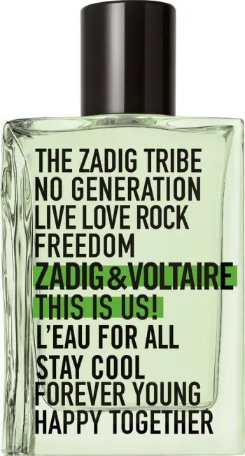 Eau de Toilette unisex Zadig&Voltaire This is Us! L'Eau for All 50ml