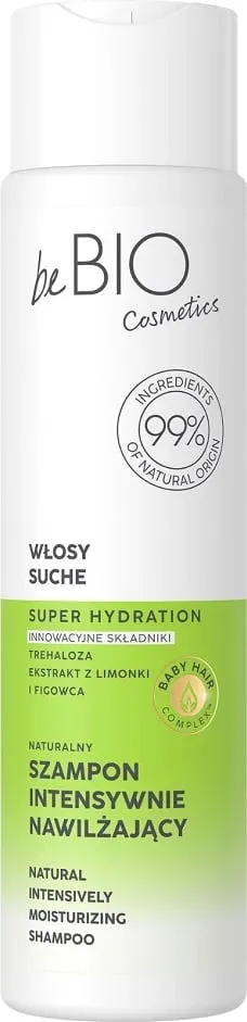 Shampo për flokë BeBio Natural Ewa Chodakowska, flokë të thatë, 300ml - 1