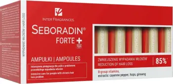 Ampula kundër rënies së flokëve Seboradin Forte, trajtim rritjeje flokësh, 14x5.5ml