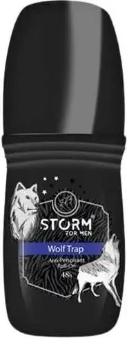 Roll-on antiperspirant për meshkuj Storm Wolf Trap 50ml