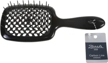 Furçë flokësh për femra Janeke Superbrush Antistatic Carbon Fiber, e zezë, 1 copë