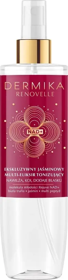 Eliksir tonifikues për fytyrë Dermika Renovelle Exclusive Jasmine Multi-Elixir Toning për femra, 200ml