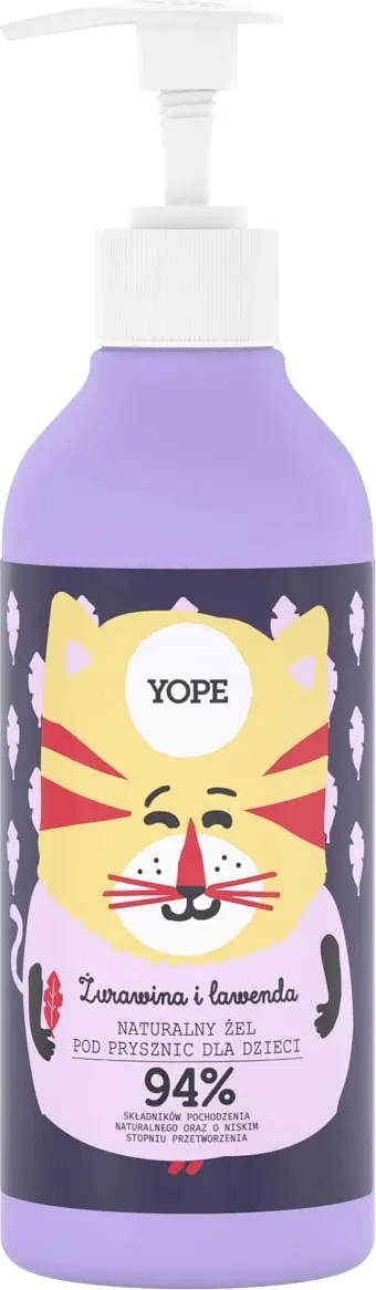 Xhel dushi për fëmijë Yope Cranberry & Lavender 400ml - 1
