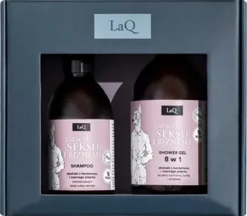 Set xhel dushi dhe shampon për meshkuj LaQ Doberman 500ml + 300ml