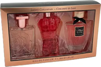 Eau de Parfum për femra Linn Young The Luxury Collection (Rosiale, Oso Perfect, Plaisir de Vivre) 3x30ml