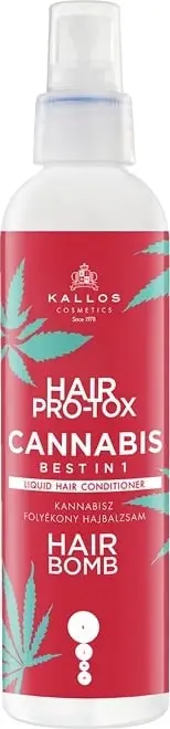 Balsam flokësh pa shpëlarje për femra Kallos KJMN Hair Pro-Tox Cannabis, 200ml