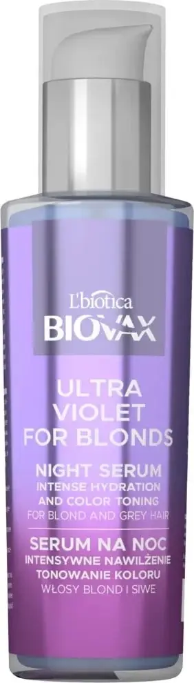Serum nate për flokë BIOVAX Ultra Violet për femra, 100ml