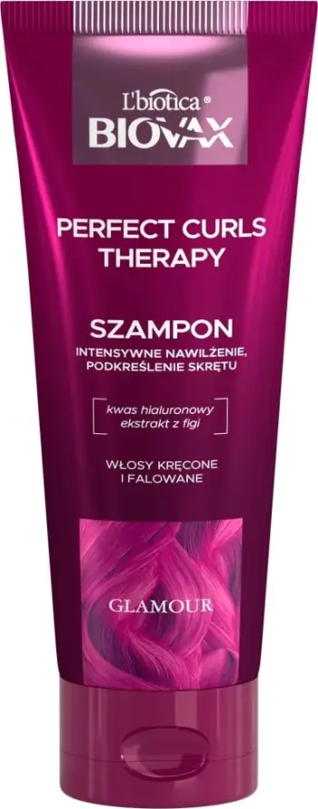 Shampo për flokë kaçurrela Biovax Glamour Perfect Curls Therapy, 200 ml