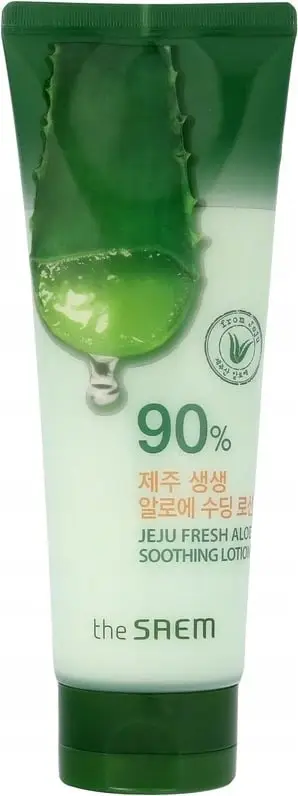 Balsam hidratues për fytyrë dhe trup për femra The SAEM Jeju Fresh Aloe 90% Soothing, 250ml