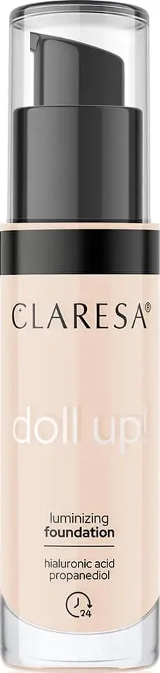 Fondatinë për femra Claresa Doll Up! Illuminating 03 Light-Medium, 34g