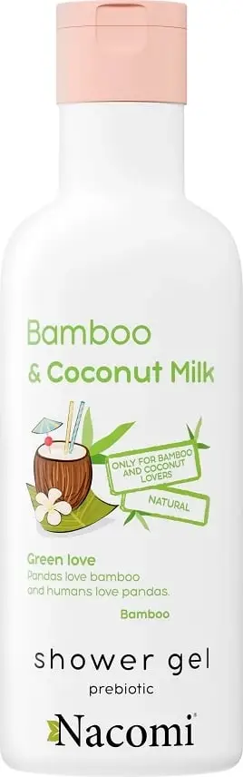 Xhel dushi për femra Nacomi Bamboo and Coconut Milk, 300ml