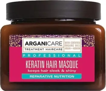 Maskë flokësh Arganicare Keratin Masque, me keratinë, 500ml