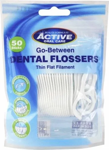Fije dentare me kunjëza Active Oral Care, 50 copë - 1